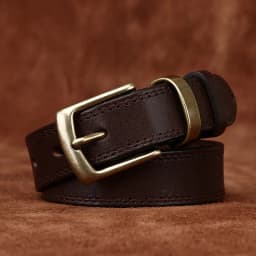 2.8CM Ladies Pure Cowhide High Quality Genuine Leather Belts for Women Needle Buckle Jeans Cowboy Waist Belt Luxury Designer