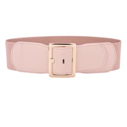 Beltox Women Dress Waist Belt Stretchy Elastic Vintage Belts for Dress Metal Buckle