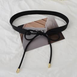 2024 Adjustable PU Leather Ladies Dress Belts Skinny Thin Women Waist Belts Strap Gold Color Buckle Female Belts Pasek Damski