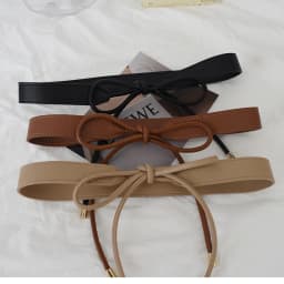 2024 Adjustable PU Leather Ladies Dress Belts Skinny Thin Women Waist Belts Strap Gold Color Buckle Female Belts Pasek Damski