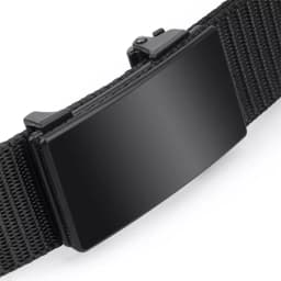 Men's Belt Outdoor Leisure Sports Belt Toothless Quick Release Automatic Buckle Quality Black Outdoor Belt Military Training