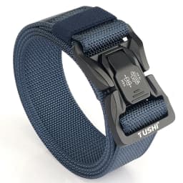 TUSHI Men's Tactical Belt Army Outdoor Hunting Tactical Military Canvas Multi Function Combat Survival High Quality Marine Corps