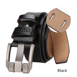 Men Belt for Men Cowskin Genuine Leather Personality Men Belt Buckle Quality Male Brown Strap Vintage Jeans N71223