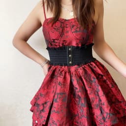Ruffles Wide Belt Triple Buckle Elegant Elastic Waistband Decorative Dress Girdle for Women Goth Punk Stretch Cummerbunds