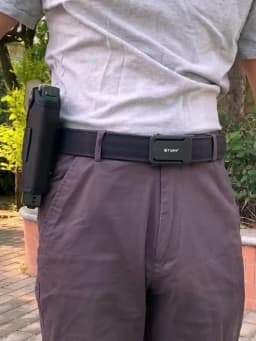KOLBER New Tactical Belt for Men and Women Metal Automatic Buckle Black Military Army Gun Belt Thick Nylon IPSC Waistband Girdle