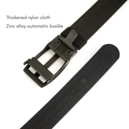 VATLTY 2024 Men's Tactical Belt Zinc Alloy Automatic Buckle Sturdy Nylon Police Duty Military Gun Belt Blue Casual Belt Male