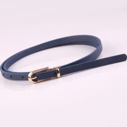 Fashion PU Leather Women Belts Black Blue White Pink Red Thin Skinny Pin Buckle Waistband Dress Jeans Decoration Belts
