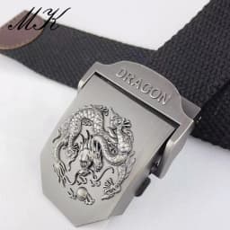 Maikun Metal Automatic Buckle Canvas Belts for Men Military Tactical Men Belt Casual Style Men Belt