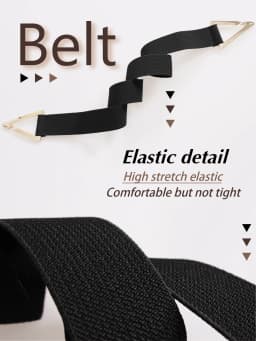 SISHION Fashion Plus Size S-XXL Women Waist Belts TCS275 Black Brown Elastic Thin Casual Corsets Belt