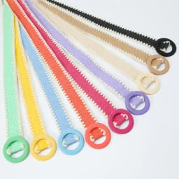 Women Fashion Belt Straw Woven Elastic Wide Strap with Matching Round Buckle