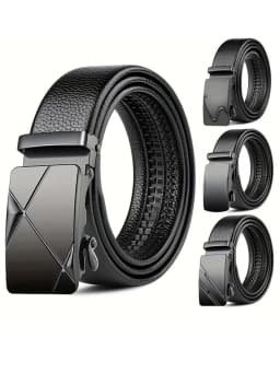 New Men's Belt Casual Fashion Automatic Buckle Business Leather Belts For Men Jeans High Quality Strap Ideal Gift Choice