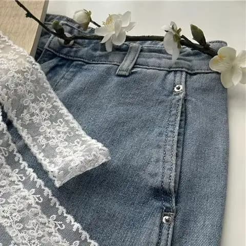 Sweet Lace Elastic Bow Tie Bohemian Waist Chain Belt for Women Fashion Sweater Chain Waist Seal Body Decor Accessories