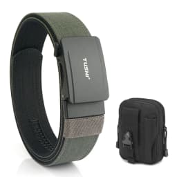 VATLTY New Men's Military Pistol Belt Metal Automatic Buckle Sturdy Nylon Tactical Outdoor Belt IPSC Casual Waistband Male