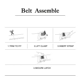 Belt Body No Buckle for Automatic Buckle 2.4 2.8 3.0 3.5cm Width Leather Belts Straps Without Buckle for Men Women 4 Size Wide