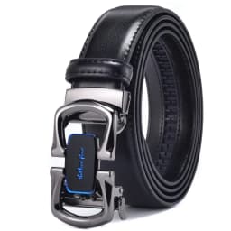 Men's Ratchet Belt Click Adjustable Men's Gift Automatic Buckle Belt 3.5cm Wide Cut Perfect Fit