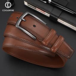 Designers Men Belts Genuine Leather Dress Casual Pin Buckle Business Belt for Man 2019 New Male Belt Luxury Strap HQ091