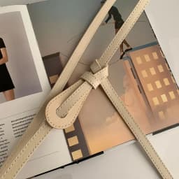 Thin Knot Belts for Women Belt Lady Waistband Soft PU Leather Belt Black Coffee Straps Wild Long Dress Coat Accessories Luxury