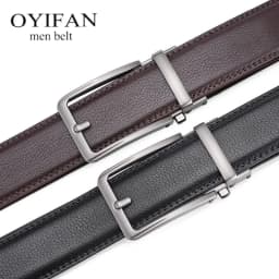 Famous Luxury Brand Belt for Men High Quality Genuine Luxury Leather Belt for Men Waist Straps for Jeans Metal Automatic Buckle