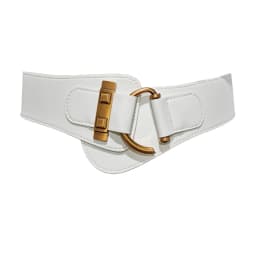Gold Buckle Waist Belts For Women Pure-Color Leather Clothes Belt Adjustables Soft Belt For Girl Female Clothes Decoration