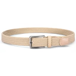 Men's Outdoor Adventure Stretch Belt Fashion Retro Casual Pants Shorts Simple Personalized Men's Tactical Belt