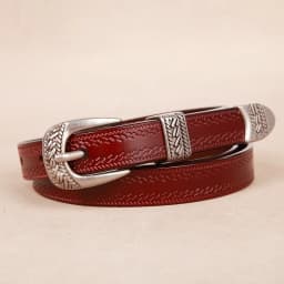 Maikun Fashion Women's Pin Buckle Temperament Belt Casual Leather Fine Vintage Pants for Women with Jeans