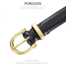 Fashionable Women's Soft Belt Durable Alloy Pin Buckle With Jeans Dress Simple Women's Party Banquet Gift Wholesale Direct Sales
