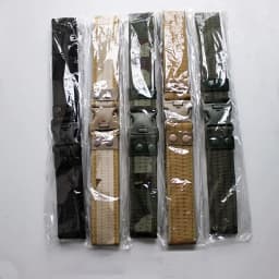 New Outdoor Combat Belts Quick Release Belt Fashion Black Men Canvas Waistband Outdoor Hunting 6 Colors 130cm Length