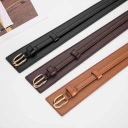 Fashionable Ladies Removable Belt U-shaped Pin Buckle Paired With Skirt Jeans Belt Accessories Trendy Ladies Party Gifts
