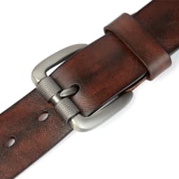 MEDYLA Men's Leather Belt Vintage Pin Buckle Natural Skin Waistband Strap Jeans Belt For Male Cowhide Belt Delivery In 24 Hours