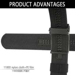 TUSHI New Hard Gun Belt for Men and Women Alloy Automatic Buckle Tactical IPSC Outdoor Belt 1100D Nylon Military Belt Male