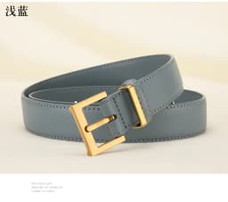 New Women's Belt Needle Buckle Designer Black Luxury Belt Cowhide Versatile Simple Jeans Suit Casual Pants Decorative Belt