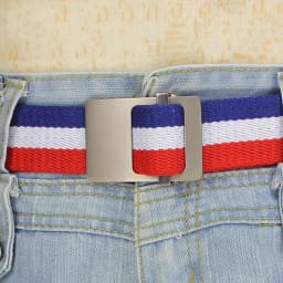 Canvas belt fashion stripe canvas Alloy buckle Men belt trend casual Men and Women sport cowboy pants belt 110-140cm