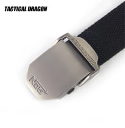 Tactical Dragon Brand Men's Belt Smooth Buckle Canvas Belt Casual Work Pants Belt Version Trendy Male Student Youth Outdoors