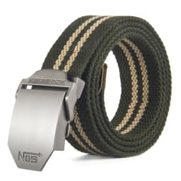 Tactical Dragon Brand Men's Belt Smooth Buckle Canvas Belt Casual Work Pants Belt Version Trendy Male Student Youth Outdoors