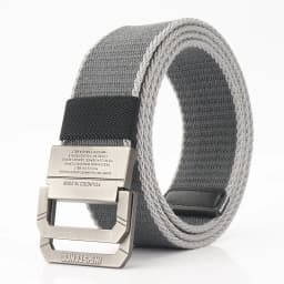 High Quality Canvas Belt Men Women Alloy Buckle Fashion Casual Belt Streetwear Knitting Belt AE201
