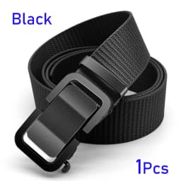 New Metal Buckle Tactical Belt Men's Nylon Braided Military Belt Canvas Casual Golf Outdoor Training Workwear Pants Waist Belt