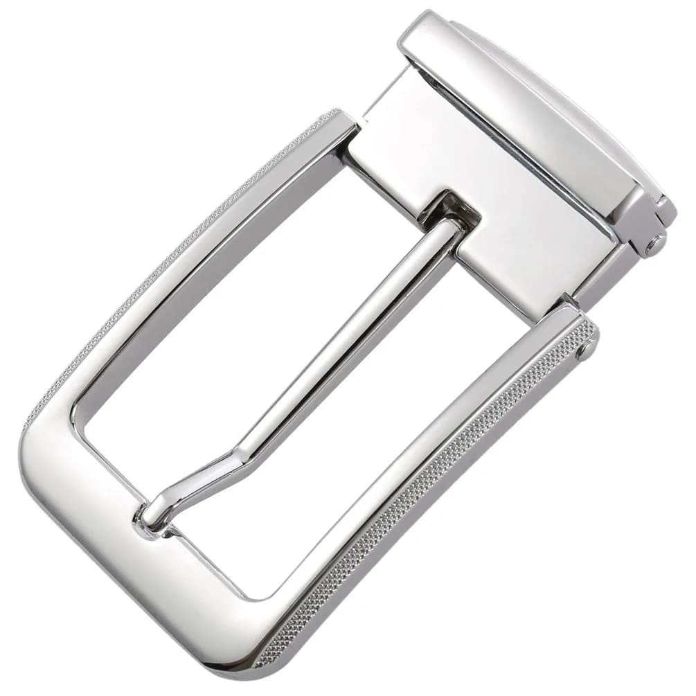 Fashionable Casual Smooth Buckle Head, Alloy Buckle, Perforated Leather Head, Model: LY135-21796
