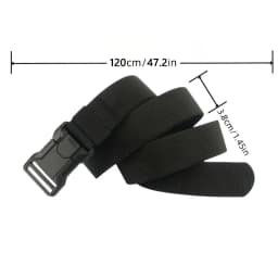New Unisex Elastic Belt Hard Metal Buckle Quick Release Tough Stretch Nylon Men's Military Tactical Belt Casual Waistband