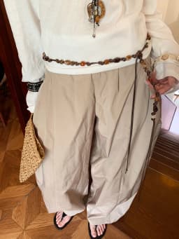Retro Bohemian Style Woven Bead Waist Rope For Women With Skirts And Jeans Thin Waist Belt