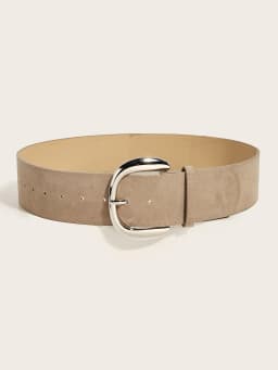 5.8x107cm Vintage Suede Leather Wide Belt Casual Gold Silver Metal Pin Buckle Waistband Women Men Business Waist Strap Gifts