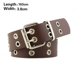 2023 Women Belts New PU Leather Simple Metal Buckle Belt Girls Dress Jean Pants Waistband Belts for Lady Luxury Designer Brand
