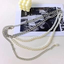 Women Belt Pearls Splicing Woman Belt for Jeans Vintage Fashion Leisure Designer Belts Women High Quality 2024 New