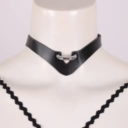Punk Black PU Leather Choker Necklace For Women Men Cool Punk Gothic Spike Biker Choker PU Leather Collar Belt Rock YK2 Necklace