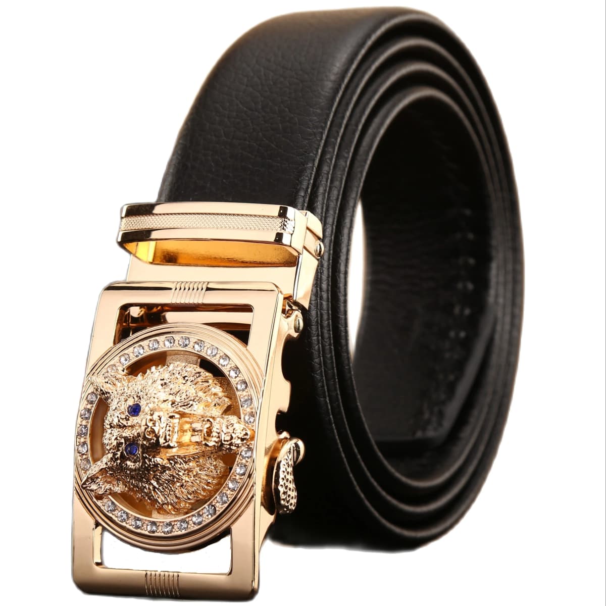2020 new designer belts men high quality luxury fiber leather big size 140 cm 150 160 automatic buckle wolf 170 180 plus brown
