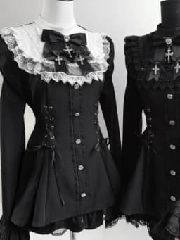 2025 Japanese Sweet Lolita Kawaii Dress Women Spring Printed Bow Fake Two Piece Dress Female Korea Style Design Party Clothing