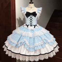 Cosplay Clothing Girls Vintage Elegant Holiday Party Dress 2026 Summer Lolita Strap Dress Japanese Sweet Kawaii Style Y2K Lace