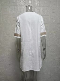 Customizable Women Dress Summer Sexy V-neck Casual Solid Dress