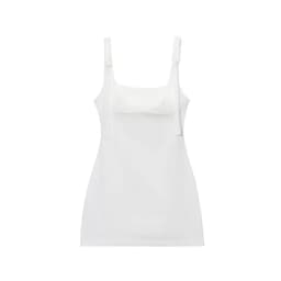 Summer 2025 Women's Short Slim Fit Dress with Strap Knot Elasticity New Arrival Fairy Skirt Style Casual Leisure