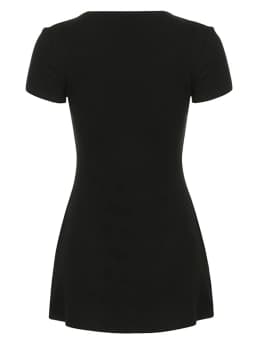 Sexy Black Mini Summer Dress Women Elegant Casual Birthday Party Dress Woman Clothing New Bodycon Evening Short Dresses Vestidos