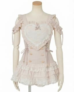 Jirai Kei Dark Sweet Lolita Mini Dress Women Bowknot Lace Puff Corset Heart Ruffle Cake Skirt Japanese Kawaii Harajuku Fashion